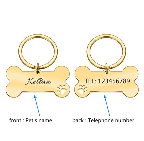 Llavero chapa de perro